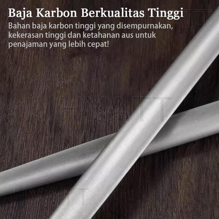 Alat Pengasah Asah Pisau Tongkat - Pengasah Pisau Daging Asahan Terjamin