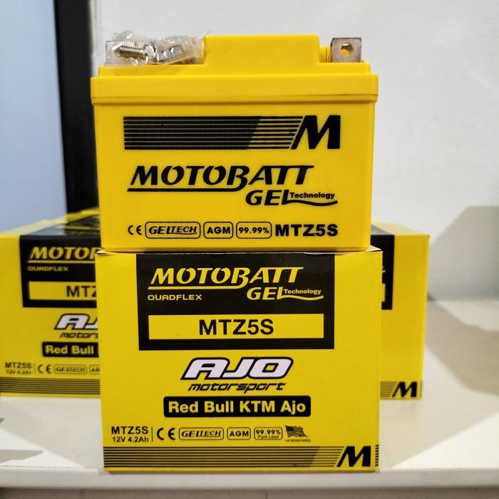 Aki Motor Yamaha Mio M3 Motobatt Mtz5S Aki Kering/Aki Gel