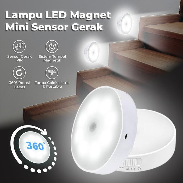 Lampu Led Sensor Gerak Otomatis - Lampu Dingding Gerak Otomatis - SC