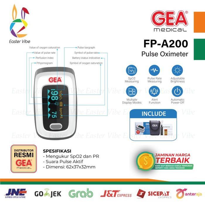 Ready GEA FP A200 PULSE OXIMETER ALAT UKUR SATURASI OKSIGEN