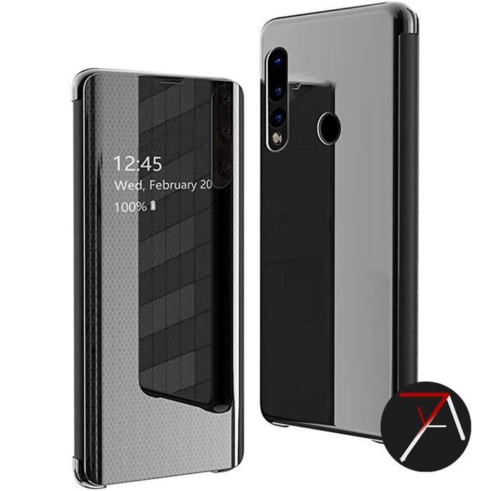 Huawei P30 Lite P30Lite Flip Clear View Motif Standing Cover Case