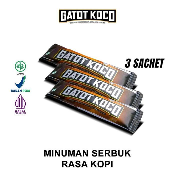 KOPI GATOT KOCO BY DR HEN ORIGINAL BPOM SACHET & BOX COFFEE GATOT KOPI PRIA