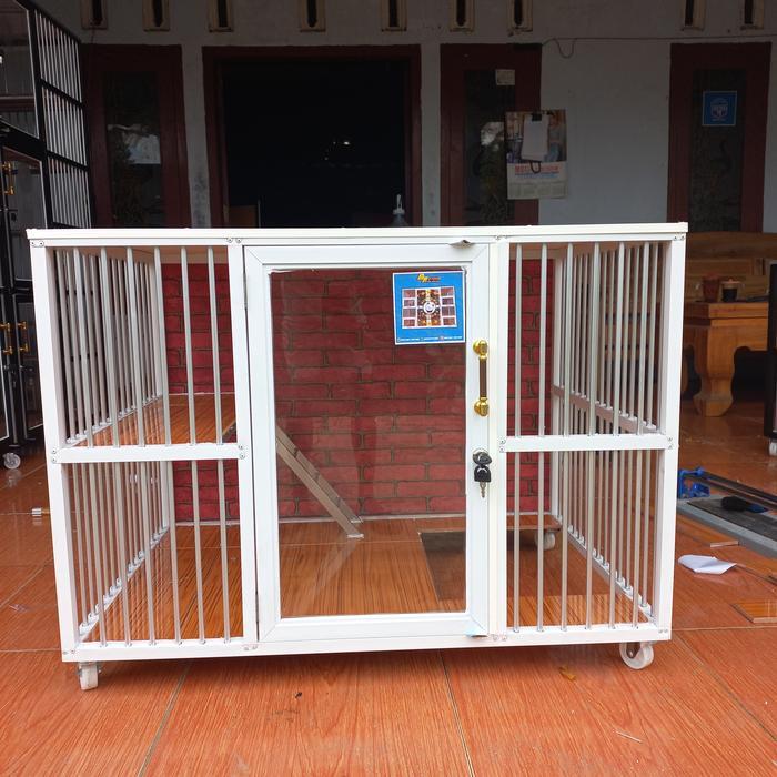 kandang kucing alumunium 1 kamar
