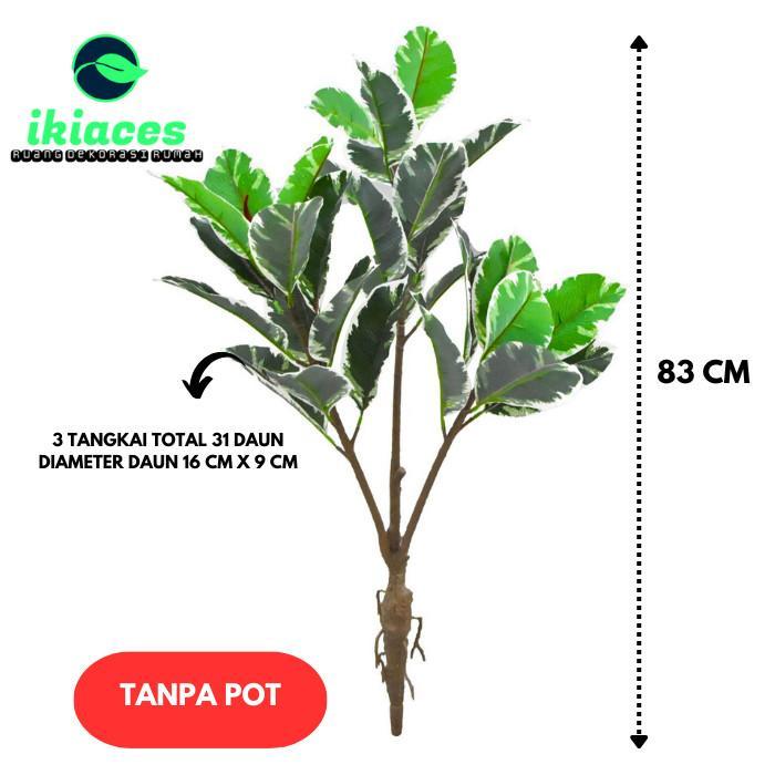Daun Keladi Artifisial Jumbo Daun Keladi Plastik Bunga Hias Palsu Dekorasi Bunga Pojokan Rumah