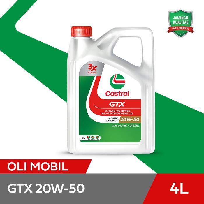 Oli Mesin Mobil Castrol Gtx 20W-50 (4L)