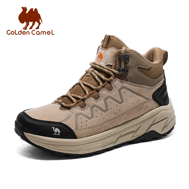 GOLDEN CAMEL Hiking Shoes Women Anti-slip Waterproof Wear-resistant High-top Hiking Boots