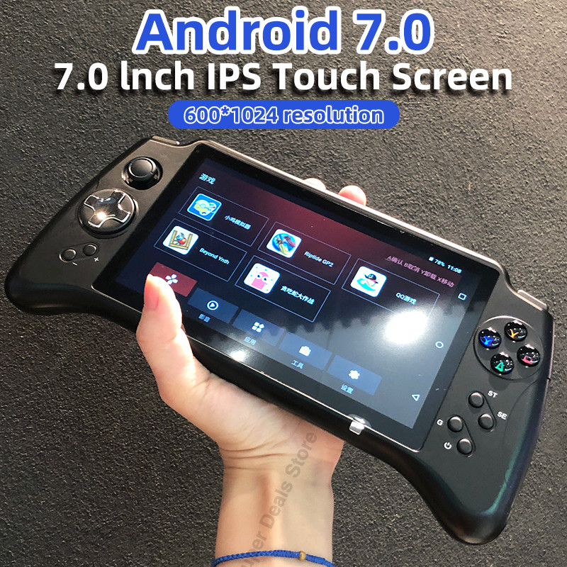 Powkiddy new product x17 Android handheld 7-inch large-screen handheld PSP game console DC/ONS/NGPMD