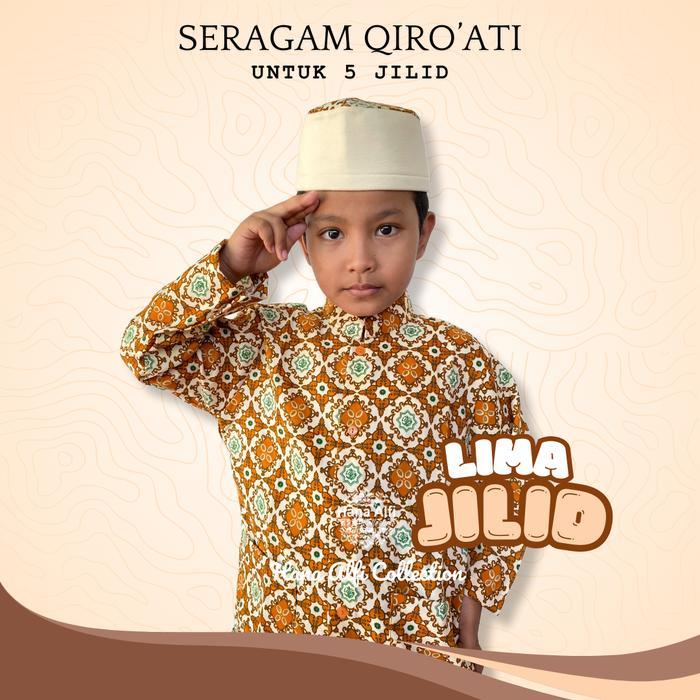 SIAPKIRIM Seragam Nasional Batik Qiroati 5 Jilid Terbaru dari KH Ahmad Dahlan Zarkasyi/Amanah KH