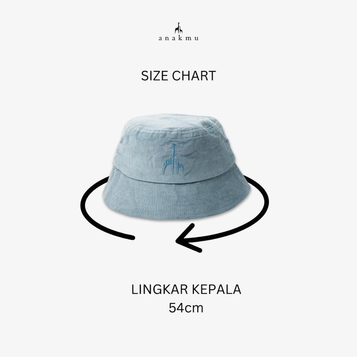 Promo Anakmu - Jisoo Topi Bucket Hat Anak Katun Corduroy Premium Fashion Original