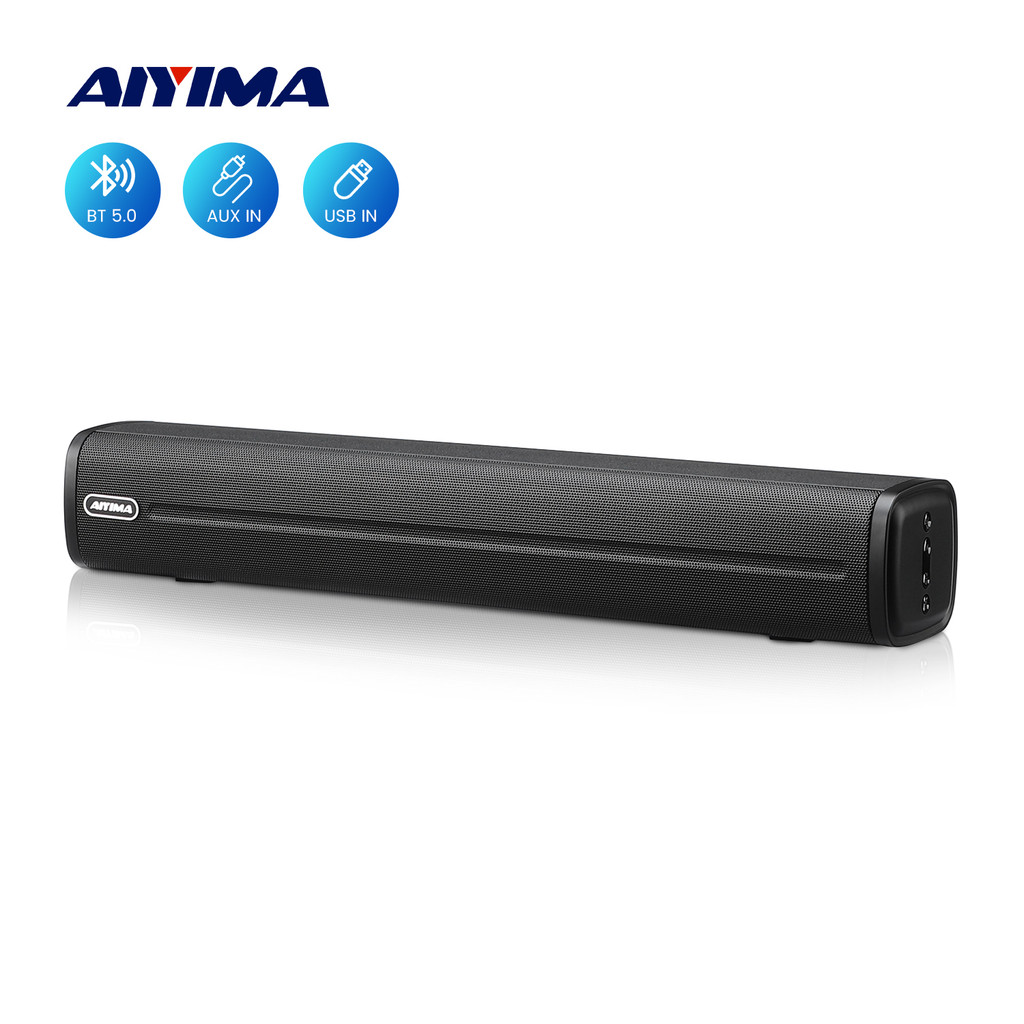 AIYIMA Bluetooth Subwoofer Soundbar TV Audio Echo Wall Computer Speaker Home Theater Hifi Music Wire