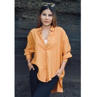 Kemeja Outer Wanita Oversize Kamaya Shirt Beachwell Bali Viscose Nylon