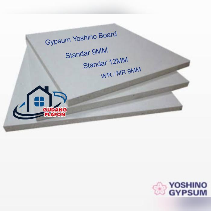 GYPSUM YOSHINO 09mm 1200x2400 / PLAFON / GYPSUM YOSHINO 12MM / GIPSUM Gratis Ongkir