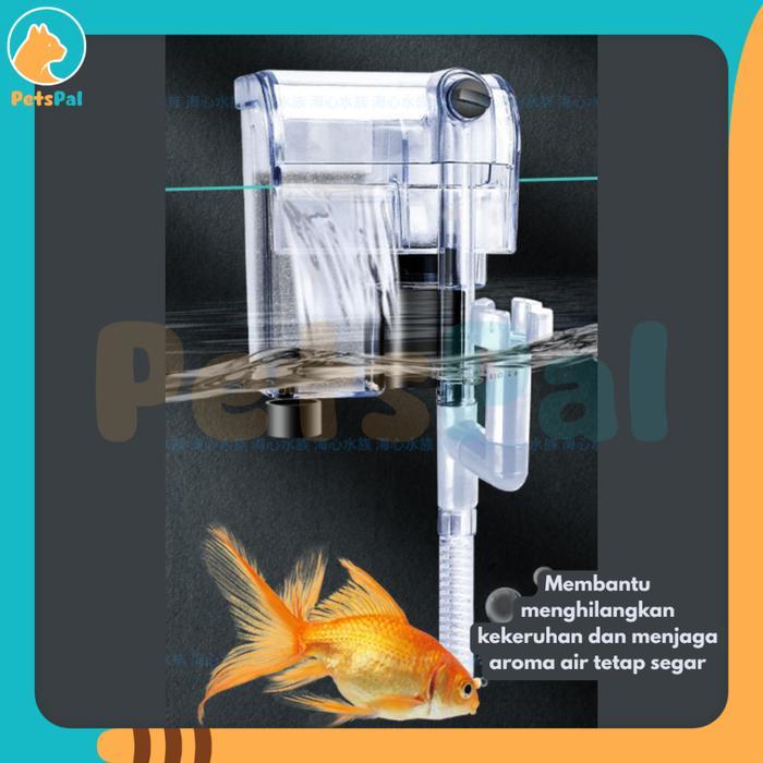 Filter Air Akuarium Jernih Air Terjun Filter Gantung Spons Penyaring Akuarium Filter Sponge