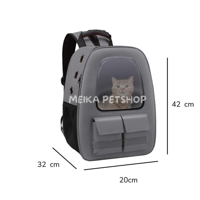 TAS RANSEL KUCING TRANSPARAN / PET TRAVEL / PET CARGO / TAS KUCING