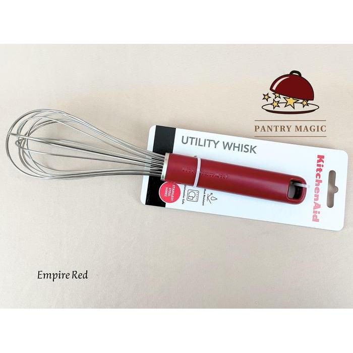 KitchenAid Stainless Steel Utility Whisk Pengocok Telur & Adonan