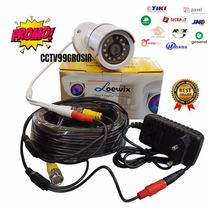 Paket Kamera Cctv Analog Outdoor / Bisa Langsung Ke Tv