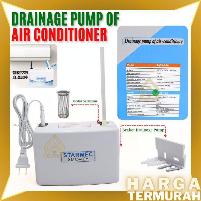 POMPA DRAIN AC DRAIN PUMP PEMBUANGAN AC SPLIT DRAIN PUMP BUANGAN AIR AC POMPA DRAIN AC STARMEC