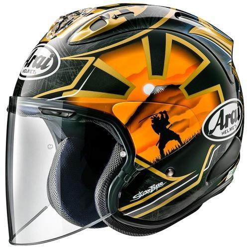 Arai SNI VZ-RAM PEDROSA SPIRIT Helm Half Face Original - Gold