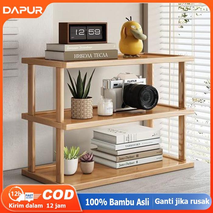 [DH]Rak Meja Rak Buku Rak Susun Rak Minimalis Rak kecil Meja Dinding Meja Stationery Desktop Storage