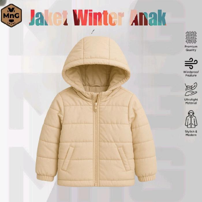 Eiger Sport Hike - Jaket Musim Dingin Anak Unisex Tebal Puffer Kids Anti Air Dan Anti Angin Fashion