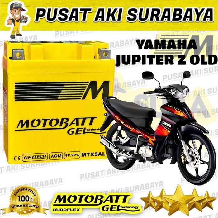 MOTOBATT ACCU MTX5AL JUPITER Z BURUNG HANTU AKI KERING MOTOR BURHAN