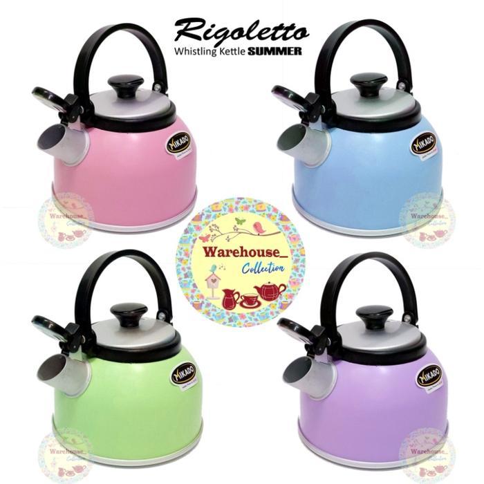 Ready Stok - Teko Bunyi Rigoleto Winter 5 Liter Polos Dan Stylish Maspion Teko 5