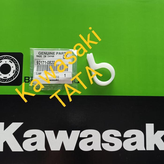 Klem selang rem KLX 450. Original Kawasaki.