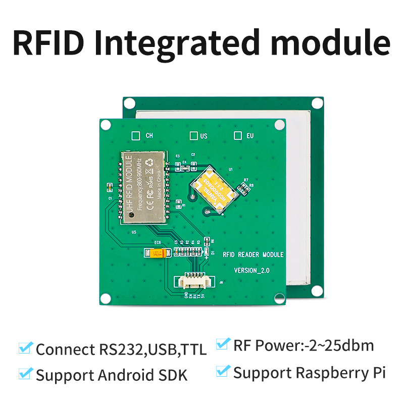 UHF RFID Tag Reader Integrated Module Access Control UHF RFID Reader Module for Management