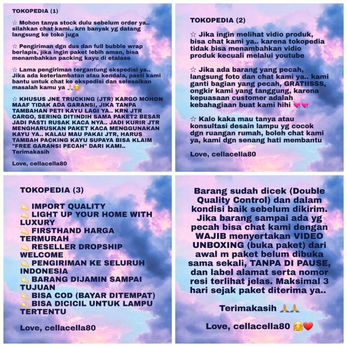 LAMPU PLAFON KRISTAL 50 CM + LED / LAMPU PLAFON / LAMPU HIAS