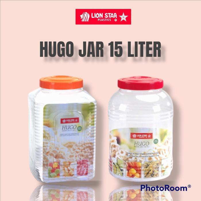 HUGO JAR 15 LITER LION STAR/TOPLES KERUPUK JUMBO KEDAP UDARA