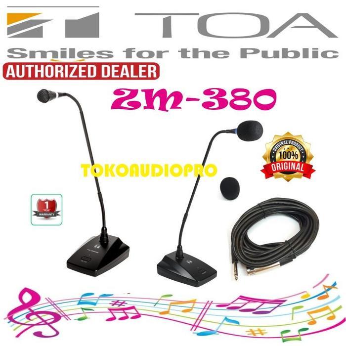 Toa Zm-380C-As Zm380 Chime Microphone Toa Zm-380-As Gooseneck Microphone Toa Zm-380 Co