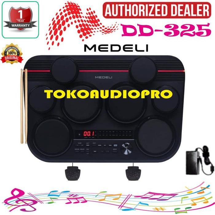 Medeli Dd325 Portable Drum Elektrik Medeli Dd-325 Drum Pad Elektrik Co