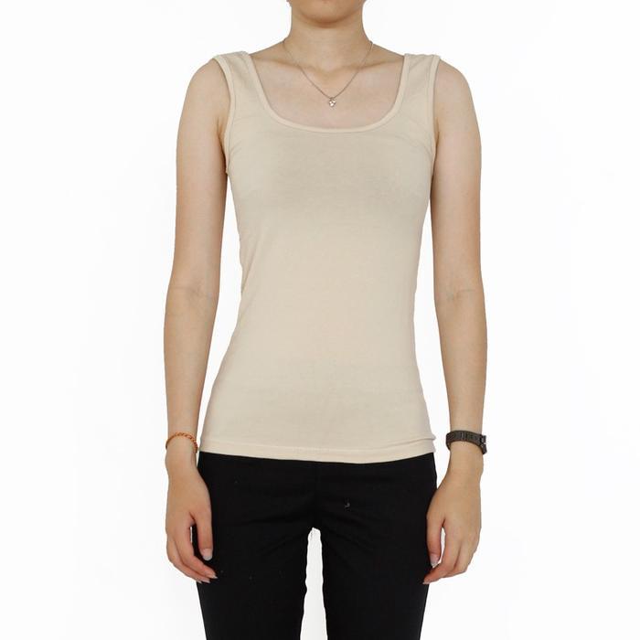 Tanktop Tali Lebar BIG Size/Tank Top Wanita Tali Besar/Kamisol Katun Spandex Stretch/Singlet Wanita