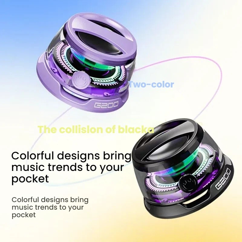 Portable Bluetooth Speaker Hecate G200 Rgb Lighting Magnetic Speaker Bt5.3 Sound Box 7 Hours