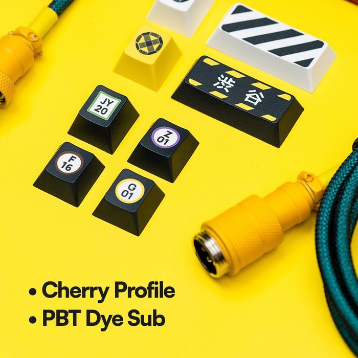 Rds - Ppbt Shibuya Pbt Dye Sub Keycap Set Japanese Root By Press Play