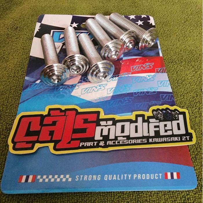 Baut Stainless Spiral Payung 10X40Mm Drat 14 Panjang 4Cm Original Vins Thailand