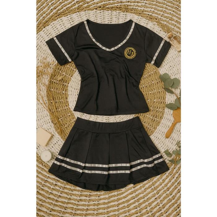 [ Happy Girl Shop ] Set Lingerie Custome Cosplay Fitting Seragam Football Girl Korean Seksi Cutie