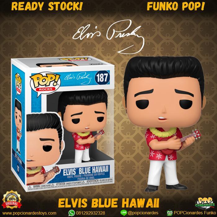 Funko POP Rocks - Elvis Presley - Elvis Presley Blue Hawaii #187