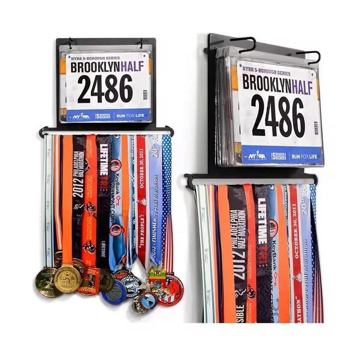 Pajangan Medali Lomba Lari Gantungan Bip Race Holder Running Medal Hanger Piala Import Milo Pocari