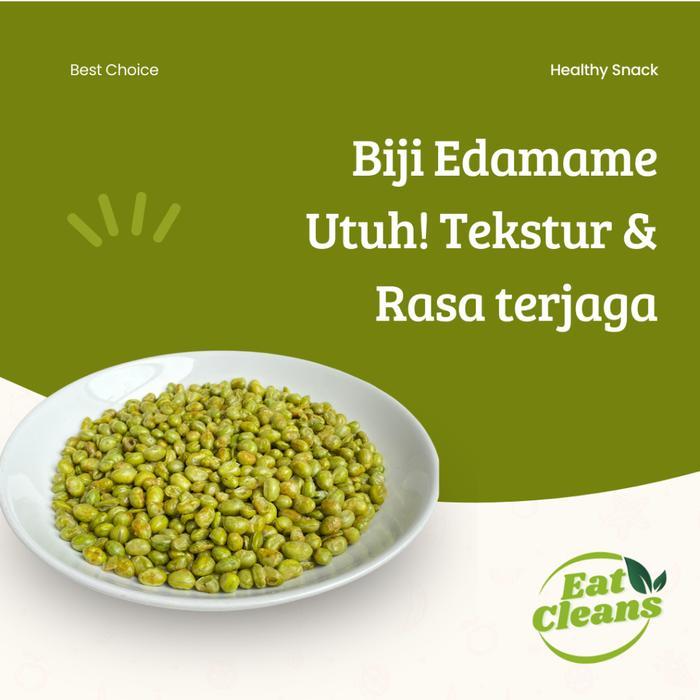 YUMMY Eat Cleans Edamame Krispi Camilan Edamame Makanan Diet Sehat Snack Rendah Kalori Tanpa Bahan