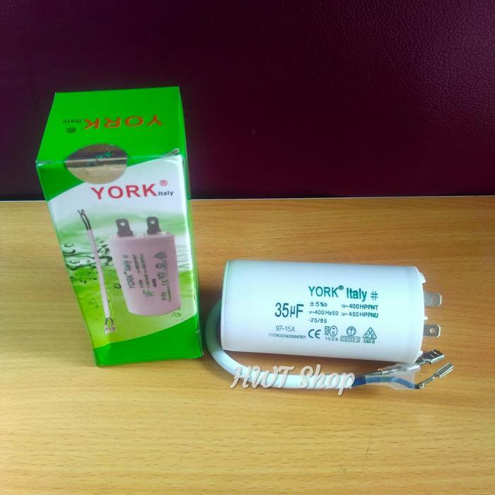 Kapasitor 35 Uf 450v York ~ Capacitor 35 Uf 450v ~ Kapasitor Pompa Air
