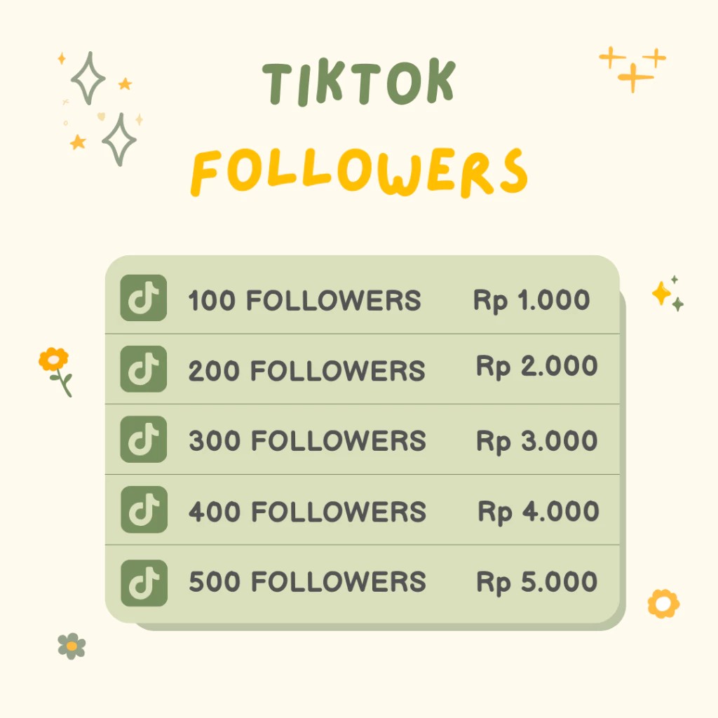 JASA TAMBAH FOLLOWERS TIKTOK