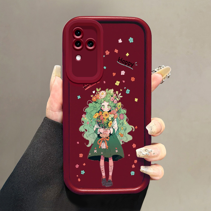 Casing Hp untuk VIVO V30 5G V30 Pro 5G V30E 5G Case Gadis Peri Bunga series Phone Kesing silikon Ces