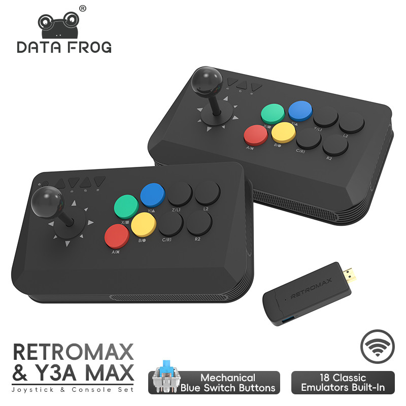 Data Frog Wireless Y3A Max Arcade Stick for PC Android TV Box Fighting Game Arcade Sticks for M8