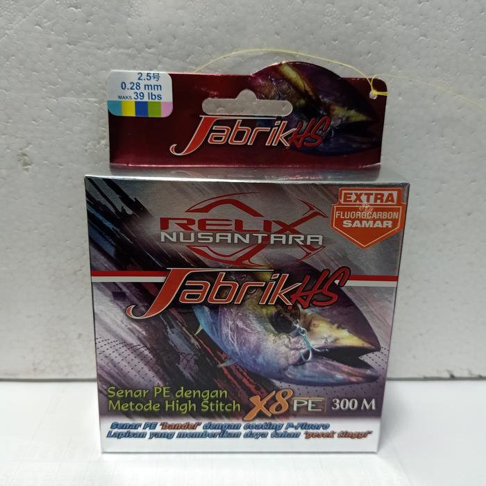 Best Seller Senar relix jabrik Hs 2.5 300m Berkualitas 100% original