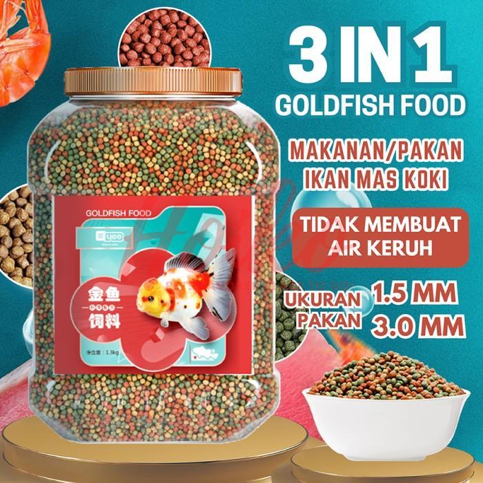PELET PREMIUM IKAN MAS KOKI - PAKAN PREMIUM IKAN MAS KOKI 1.5MM & 3MM