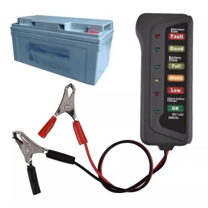 AKI BATERAI TESTER - ALAT TES BATERAI DINAMO AKI - MOBIL & MOTOR