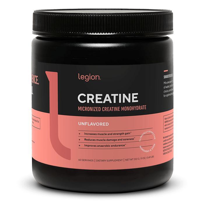 Legion Creatine Micronized Creatine Monohydrate Supplement 60 Servings Unflavored