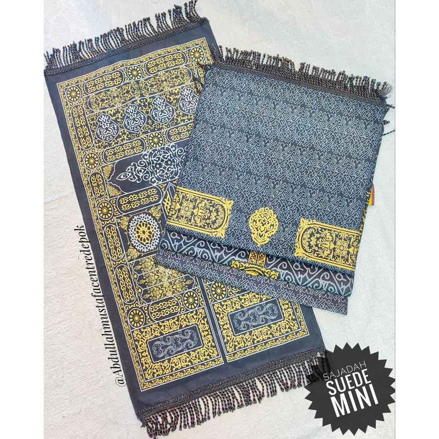 (20) SAJADAH SUEDE ARBAIN KISWA MINI SAJADAH MINI SAJADAH KISWA SUEDE ARBAIN