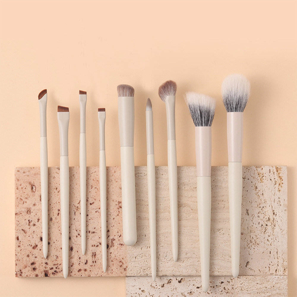 OVW 9PCS Makeup brush set Professional makeup brush Advanced Synthetic Foundation make-up powder